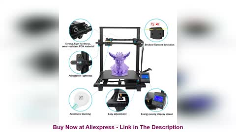 ☑️ 3D Printer Ideaformer Prusa I3 Giant 400*400*450mm Professional 3 D Print Auto Leveling Big Size