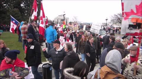 Canada Freedom Convoy - Victoria Rally Feb.5, 2022_PartA