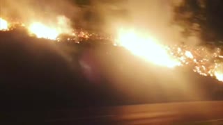 Driving Through the Thousand Oaks Fire