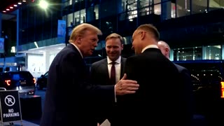 Trump meeting President Duda: 'We're behind Poland'