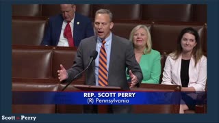 Rep Scott Perry points out it's illegal to come in our country illegally but people do anyway.