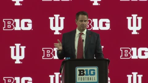 Indiana's Curt Cignetti Address the Media @ Day 3 of Big Ten Football Media Day