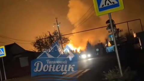 🔥🇺🇦 Ukraine Russia War | UA POV: Donetsk City - Russian Ammo Depot Cooks Off and Detonates Aft | RCF