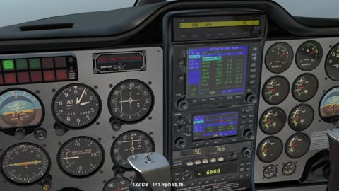 more New York Xplanin - Vskylabs Tecnam P2006T - RNAV test -