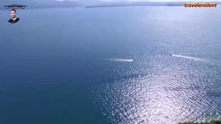 punta san vigilio|riva del garda|lago garda (italy)2022|video by drone 4k