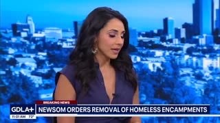 California Gov. Newsom issues executive order to remove homeless encampments