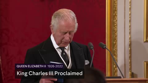 King Charles III officially proclaimed in historic televised ceremony片段