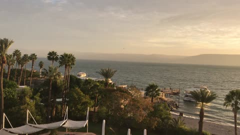 Sunrise on the Sea of Galilee, Israel