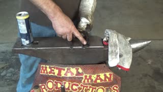 Forging a horseshoe project