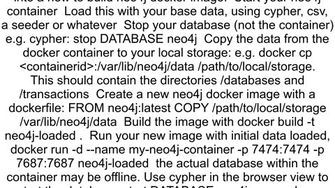 Create custom Neo4j Docker image with intial data from cypher file