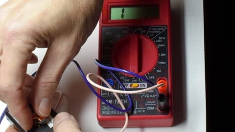 Testing the Ohms of armatures.