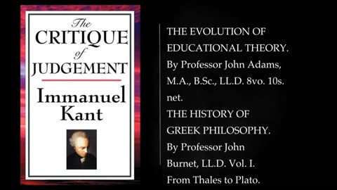 (2 of 2) CRITIQUE OF JUDGEMENT by Kant. Audiobook, full length