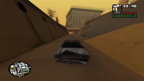 We drive the car on the Collector of Gta San Andreas