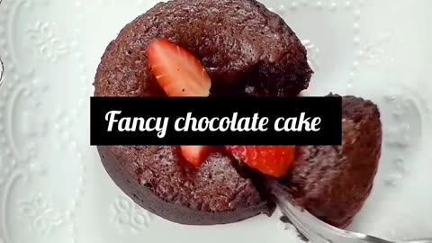 Try new fancy chocolate cake #recipe