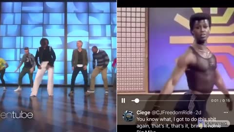 Proof Michelle Obama is a Man. See Michael dancing in this video