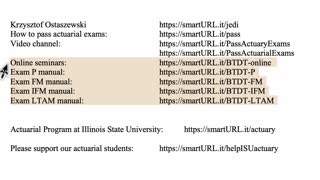 Exam LTAM exercise for June 29, 2021