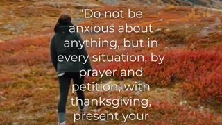 When anxiety strikes, seek refuge in prayer. God's presence is our ultimate comfort.