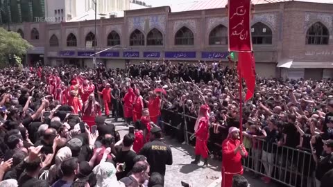 Shiite Muslims in Iran commemorate martyrdom of Prophet Muhammad's grandson