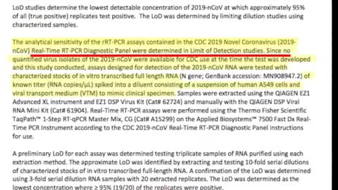 PCR scam.