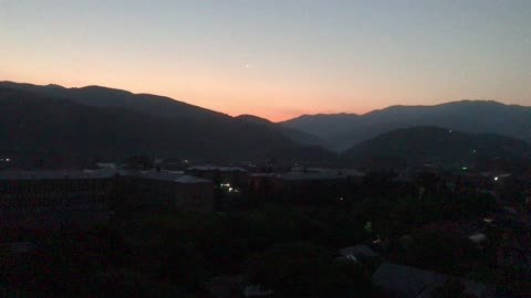 Early morning in Vanadzor (Armenia).