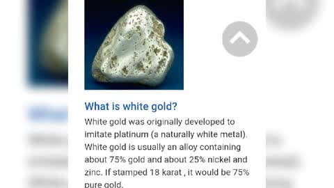 Learn in 30 sec how much Gold Silver copper found in the world what is white gold