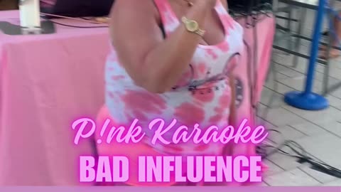 Pink Karaoke | Bad Influence Cover | I Sing With Jeannie Magical Karaoke