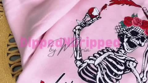 Skeleton Valentine day t-shirt for Women's