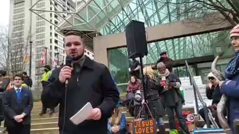 March 2, 2021 speech on day 2 of Vancouver courthouse rally