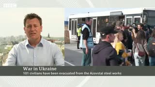 UN confirms évacuation of 100 Ukrainians from besieged Mariupol plant - BBC News