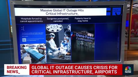 Critical infrastructure and airports getting back online after massive tech outage