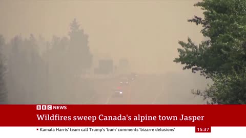 Canadian tourist town Jasper left devastated after 100m wildfire