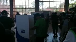 Herman Mashaba votes