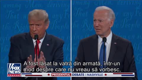 Donald Trump: Despre afacerile dubioase ale familiei Biden in Ucraina| Dezbaterea finală Trump-Biden