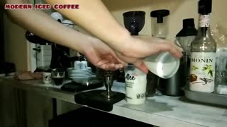 how to make modern iced coffee.