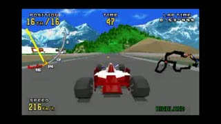 Virtua Racing Deluxe (Sega 32X) Gameplay