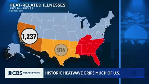 Millions Of Americans Struggle Amid Persistent Heat Dome.