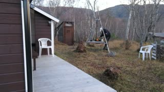 How I brew my coffee at my cabin in the woods.