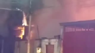 Fuerte incendio consumió fábrica de muebles en Bucaramanga