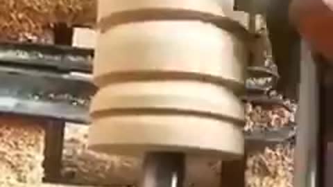 Satisfying wood turning lathe skills