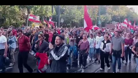 Vienna, Austria: Huge anti Agenda 2030 protests (Sept 10, 2022)