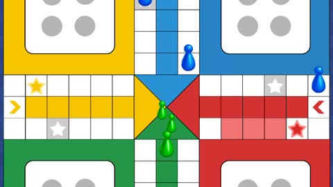 Playing a match with the rare frame unlocked in the ludo club game (DRAGON - LEVEL 2).