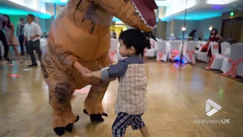 T-Rex invades wedding party