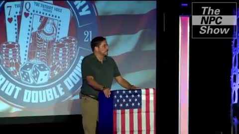 Jim Caviezel - "The Storm is Upon Us" at the Patriot Double Down in Las Vegas, NV (October 2021)