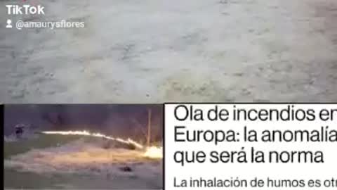 Drones que provocam incêndios