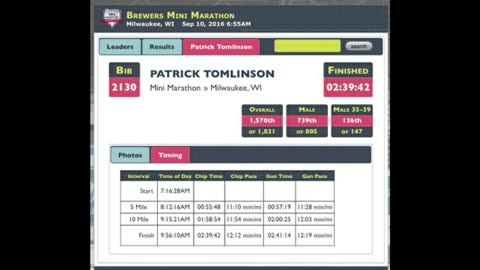 Patrick S. Tomlinson @stealthygeek EXPOSED for CHEATING at a Half Marathon by CarolMaxheinie