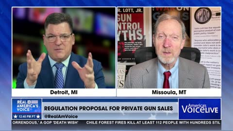 On America’s Voice Live with Steve Gruber: To Discuss Regulation Proposal for Private Gun Sales