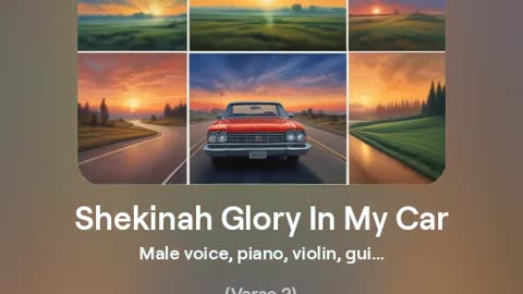 Shekinah Glory In My Car - song