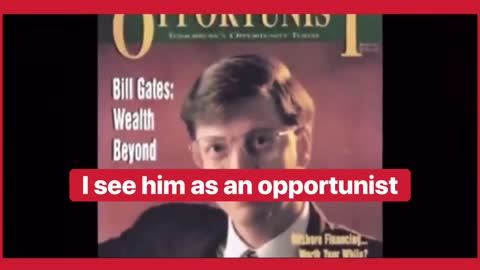 Watch.. Bill Gates the fraudster..