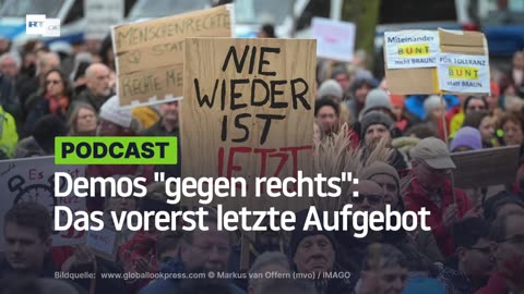 Demos "gegen rechts": Das vorerst letzte Aufgebot