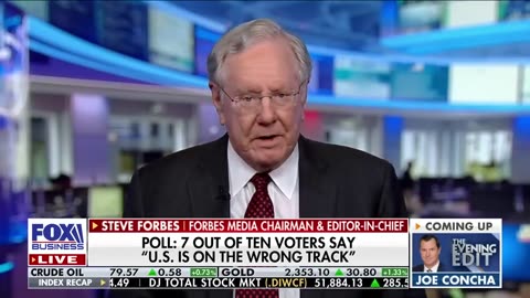 This is why Biden is going to lose the election: Steve Forbes